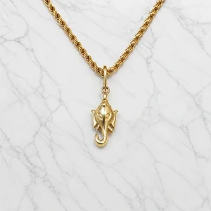 Gold Ganesh Pendant